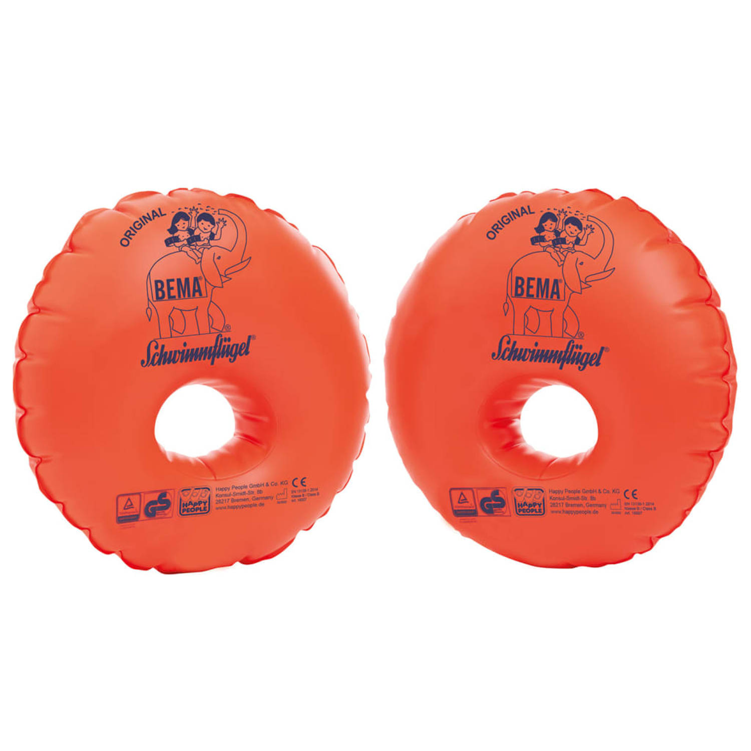 BEMA Zwembandjes Duo Protect oranje