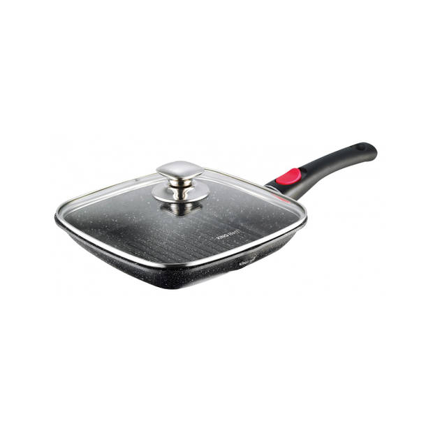 Kinghoff 1511 grillpan - 28x28 cm - marble coating - inductie