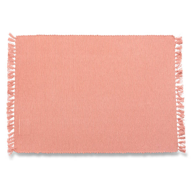 Blokker placemat Kiki - roze - 33x45 cm