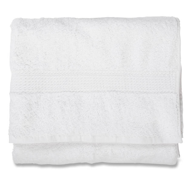 Blokker handdoek 500g - wit - 70x140 cm