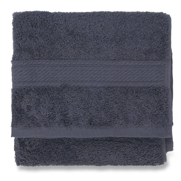 Blokker handdoek 500g - donkerblauw - 50x100 cm