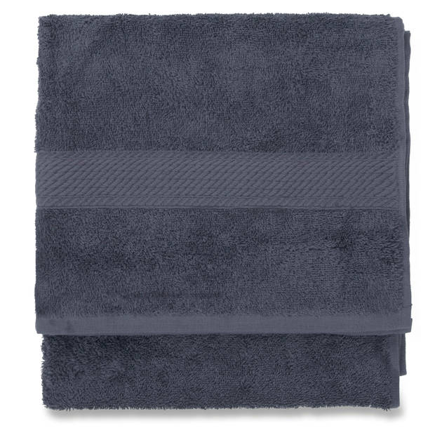 Blokker handdoek 500g - donkerblauw - 60x110 cm