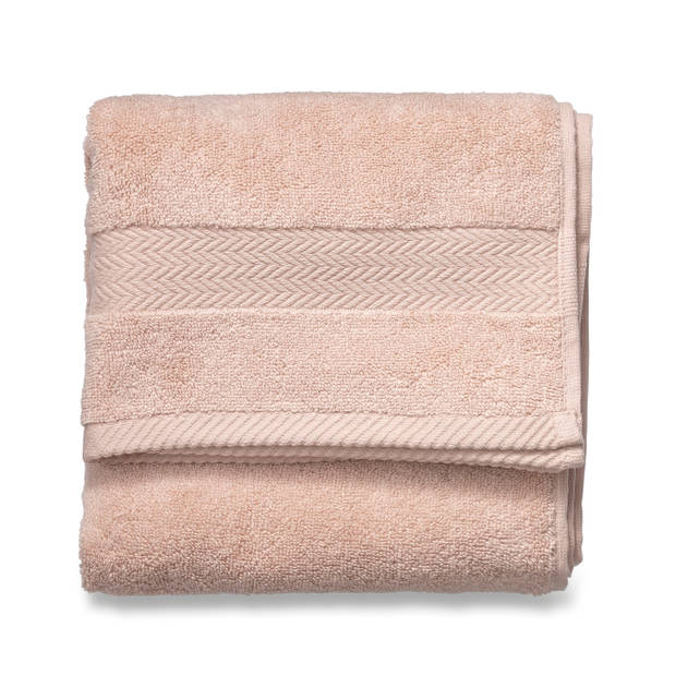 Blokker handdoek 600g - roze - 50x100 cm