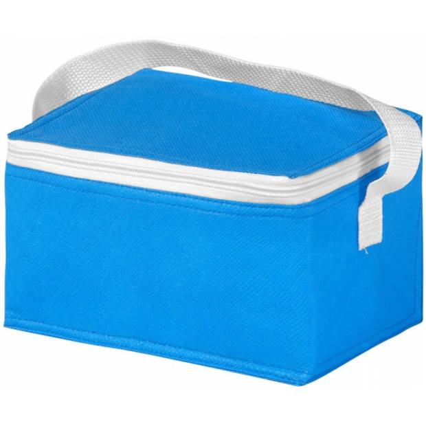 Strand sixpack mini koeltasjes blauw 20 x 15 x 12 cm - Koeltas