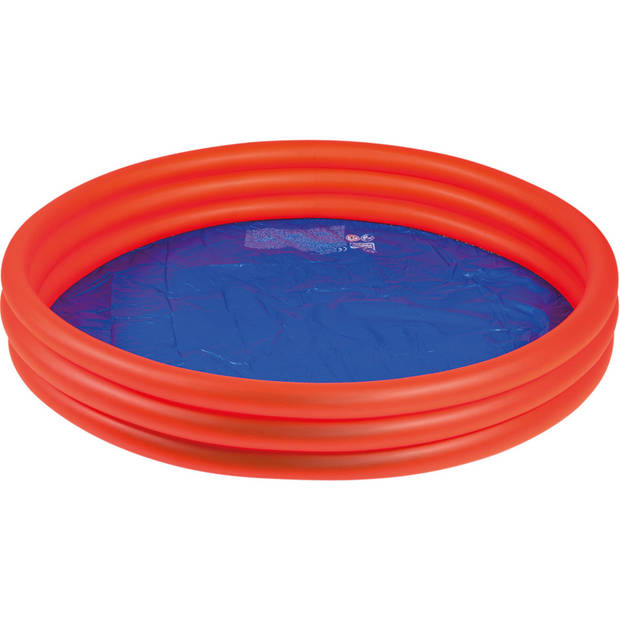 Oranje opblaasbaar zwembad 157 x 28 cm speelgoed - Opblaaszwembaden