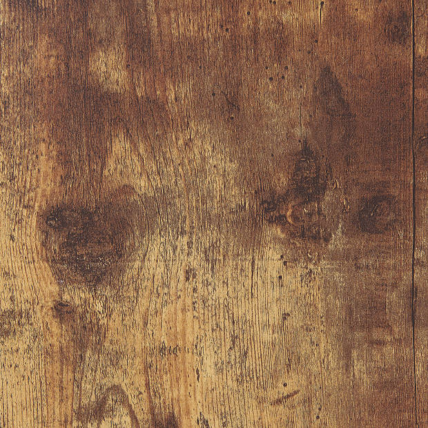 Beliani ASTON - Bijzettafel-Donkere houtkleur-Spaanplaat