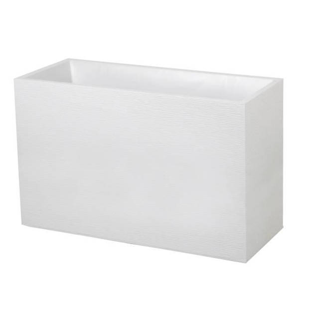 EDA Muret Graphit 99,5x39,5x60cm - Capaciteit 116L - Witte ceruse