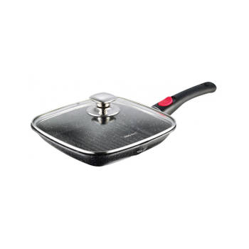 Kinghoff 1510 grillpan - 24x24 cm - marble coating - inductie