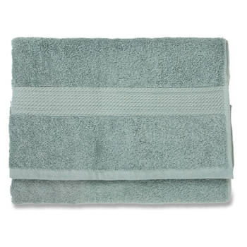 Blokker Blokker handdoek 500g - blauw - 70x140 cm aanbieding