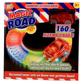 Kidsfun racebaan Magic Road brandweer jongens 160-delig