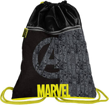 Marvel Avengers gymbag - 45 x 34 cm - Zwart