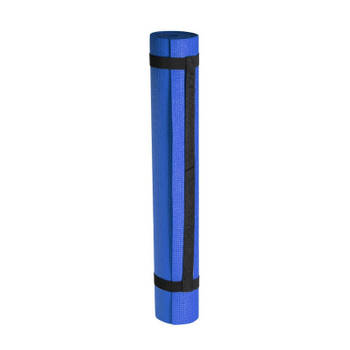 Blauwe yogamat 180 x 60 cm - Fitnessmat