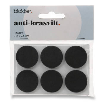 Blokker anti-Krasvilt zwart 12X2.5cm