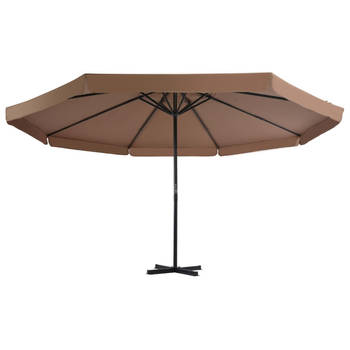 The Living Store Tuinparasol - Hangend - 500 x 385 cm - Taupe