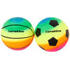 Gametime mini sportballenset junior 10 cm PVC 2-delig