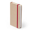 5x Notitieboekje rood elastiek A6 formaat - Schriften
