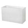 EDA Muret Graphit 99,5x39,5x60cm - Capaciteit 116L - Witte ceruse