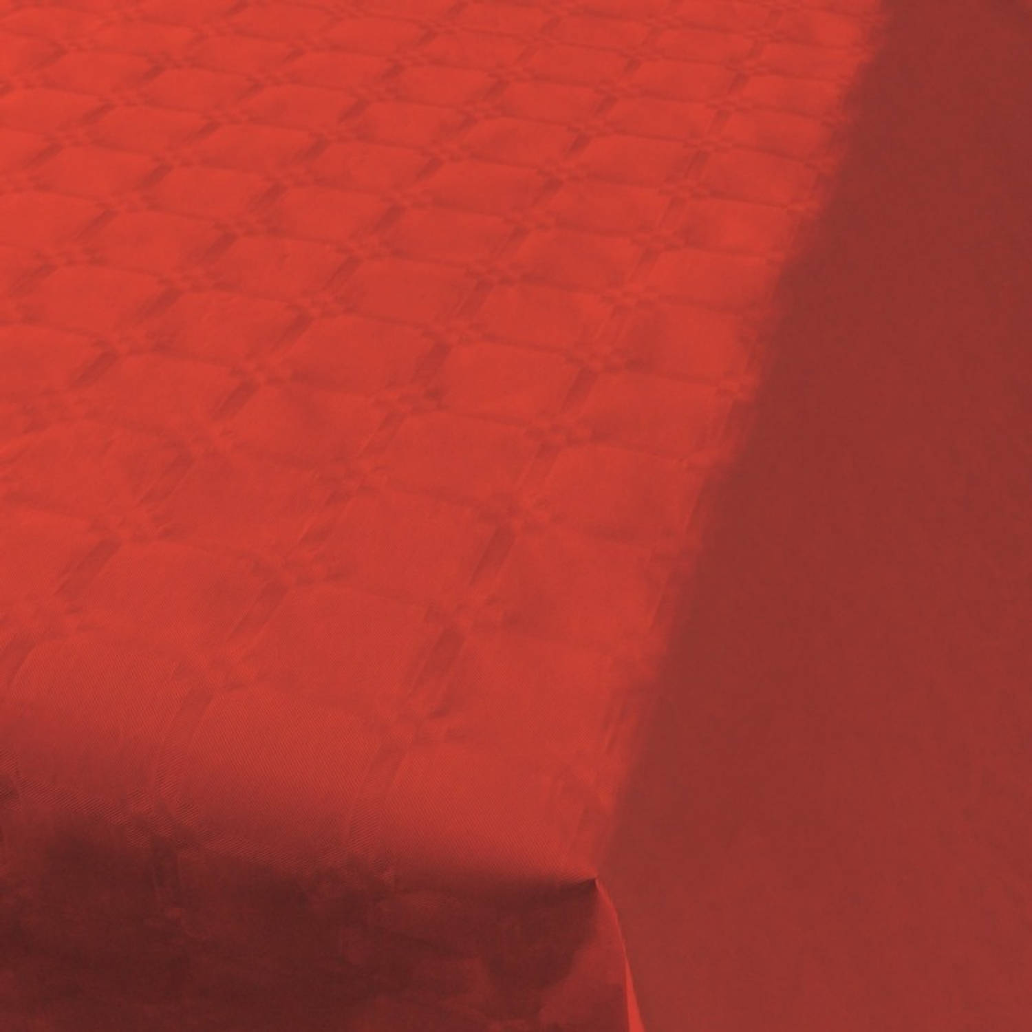 Rood tafellaken/tafelkleed 800 x 118 op rol - Feesttafelkleden Blokker