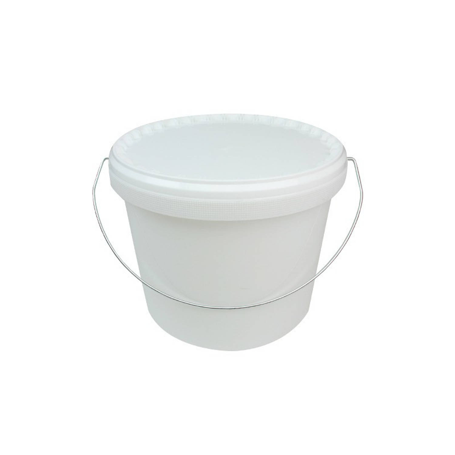 Witte emmer met en handvat 5,5 liter | Blokker