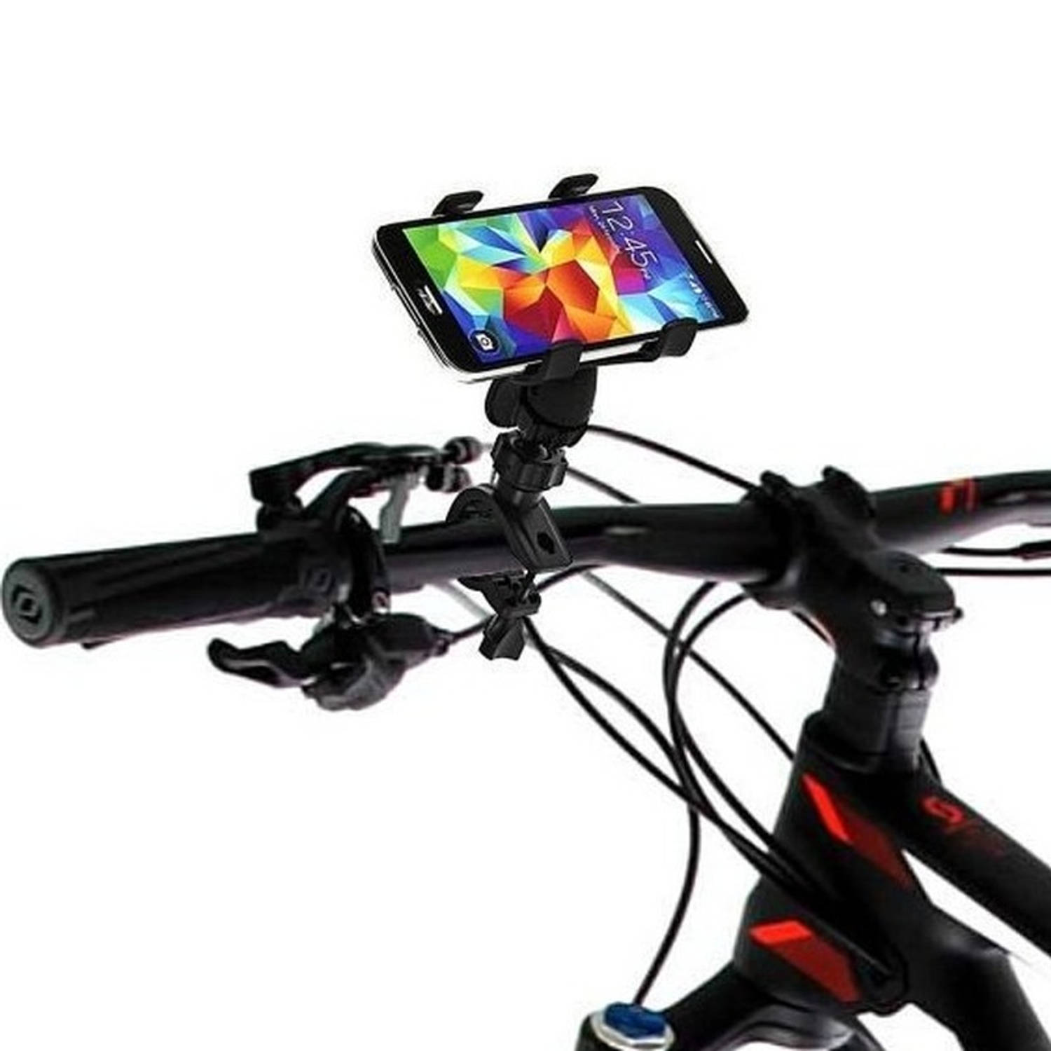 Mobiele telefoon/smartphone standaard voor op de fiets - Telefoniehouder