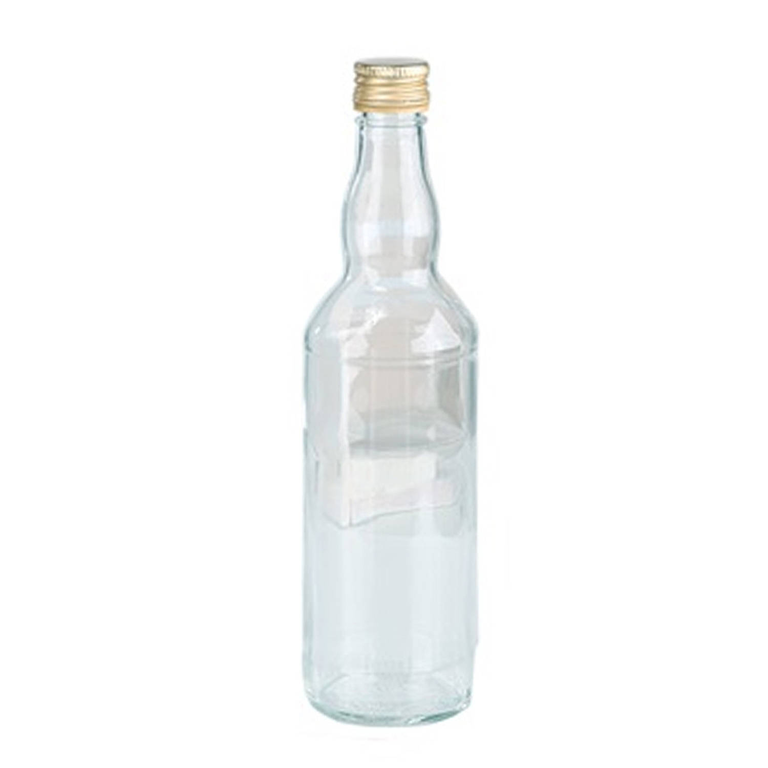 Parasiet Stoffig Betekenisvol Glazen flessen met schroefdoppen 500 ml - Karaffen | Blokker