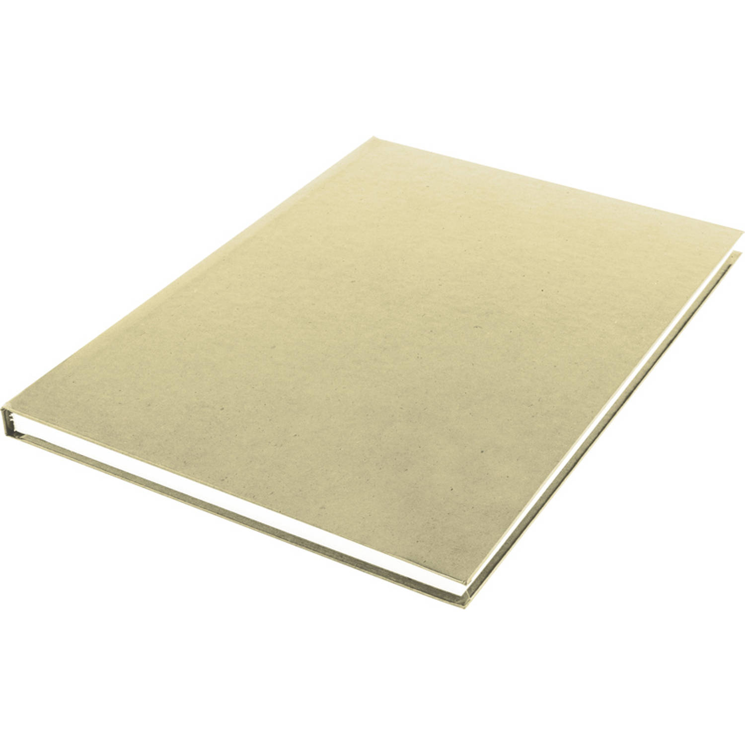 Notitieboek met harde kraft kaft A4 96 vel 70 grams papier, gelinieerd