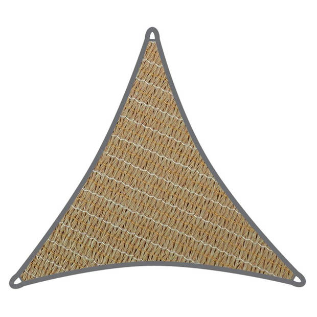 Coolaroo schaduwdoek driehoek 3x3x3m Zand 340gr/m2