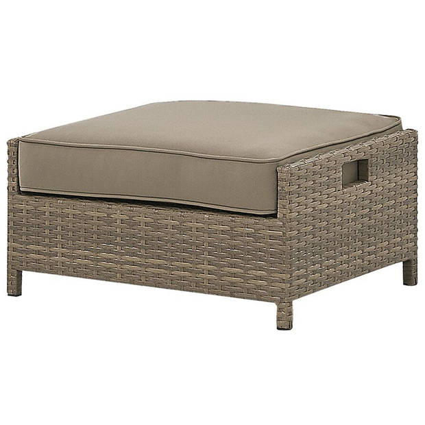 Beliani BELLUNO - Loungeset-Bruin-PE rotan