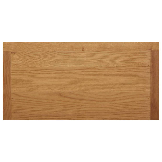 vidaXL Kast 70x35x75 cm massief eikenhout