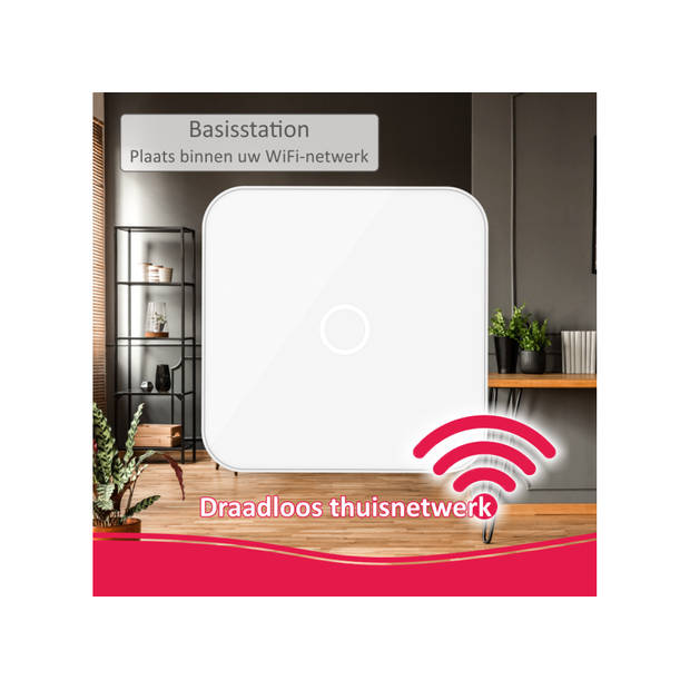 ELRO AS90S Home+ Slim Draadloos Alarmsysteem – Wifi – GSM Functie – Met App – Als Beste Getest