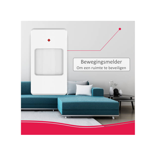 ELRO AS90PP Bewegingsmelder voor ELRO AS90S Home+ Alarmsysteem - Met Huisdieren Proof Sensor