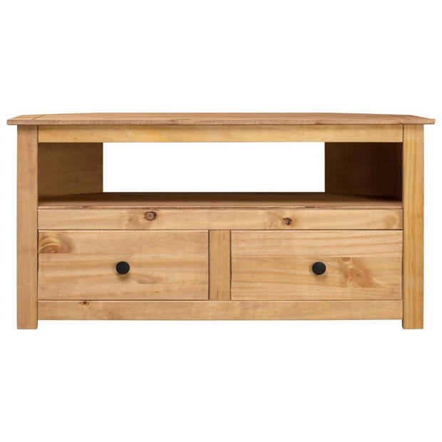 vidaXL Tv-hoekkast Panama Range 93x49x49 cm massief grenenhout