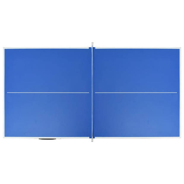 vidaXL Tafeltennistafel met net 5 feet 152x76x66 cm blauw