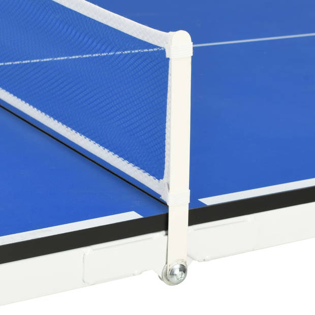 vidaXL Tafeltennistafel met net 5 feet 152x76x66 cm blauw