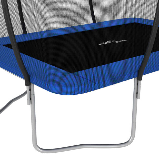 The Living Store Trampoline Rechthoekig - 335x244x90 cm - GS Gecertificeerd Hoge Kwaliteit - Met Veiligheidsnet -