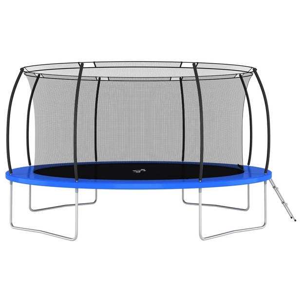 The Living Store Trampoline - Ronde trampolineset met veiligheidsnet en regenhoes - 460 x 80 cm (ø x H) - GS