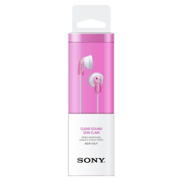Sony hoofdtelefoon in-ear Roze MDR-E9LP