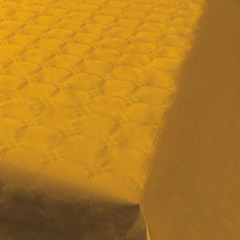 Mosterd geel papieren tafellaken/tafelkleed 800 x 118 cm op rol - Feesttafelkleden