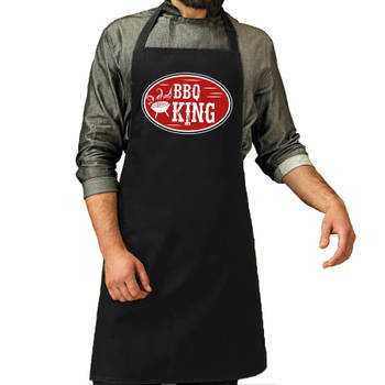 BBQ / Barbecue king cadeau schort voor heren - Feestschorten