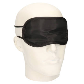6x Verduisterend slaapmasker oogmasker zwart - Slaapmaskers