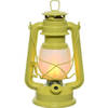 Gele camping lantaarn 24 cm vuur effect LED licht - Lantaarns