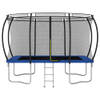 The Living Store Trampoline Rechthoekig - 335x244x90 cm - GS Gecertificeerd Hoge Kwaliteit - Met Veiligheidsnet -