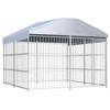 vidaXL Hondenkennel voor buiten met dak 300x300x200 cm