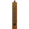 Thermometer buiten hout - 20 x 4 cm - Buitenthermometers