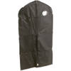 Zwarte beschermhoes voor kleding/kleren 60 x 100 cm - Kledinghoezen