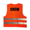 Oranje veiligheidsvest crew / personeel voor volwassenen - Veiligheidshesje