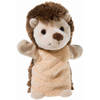 Bruine egel handpop knuffel 25 cm knuffeldieren - Handpoppen