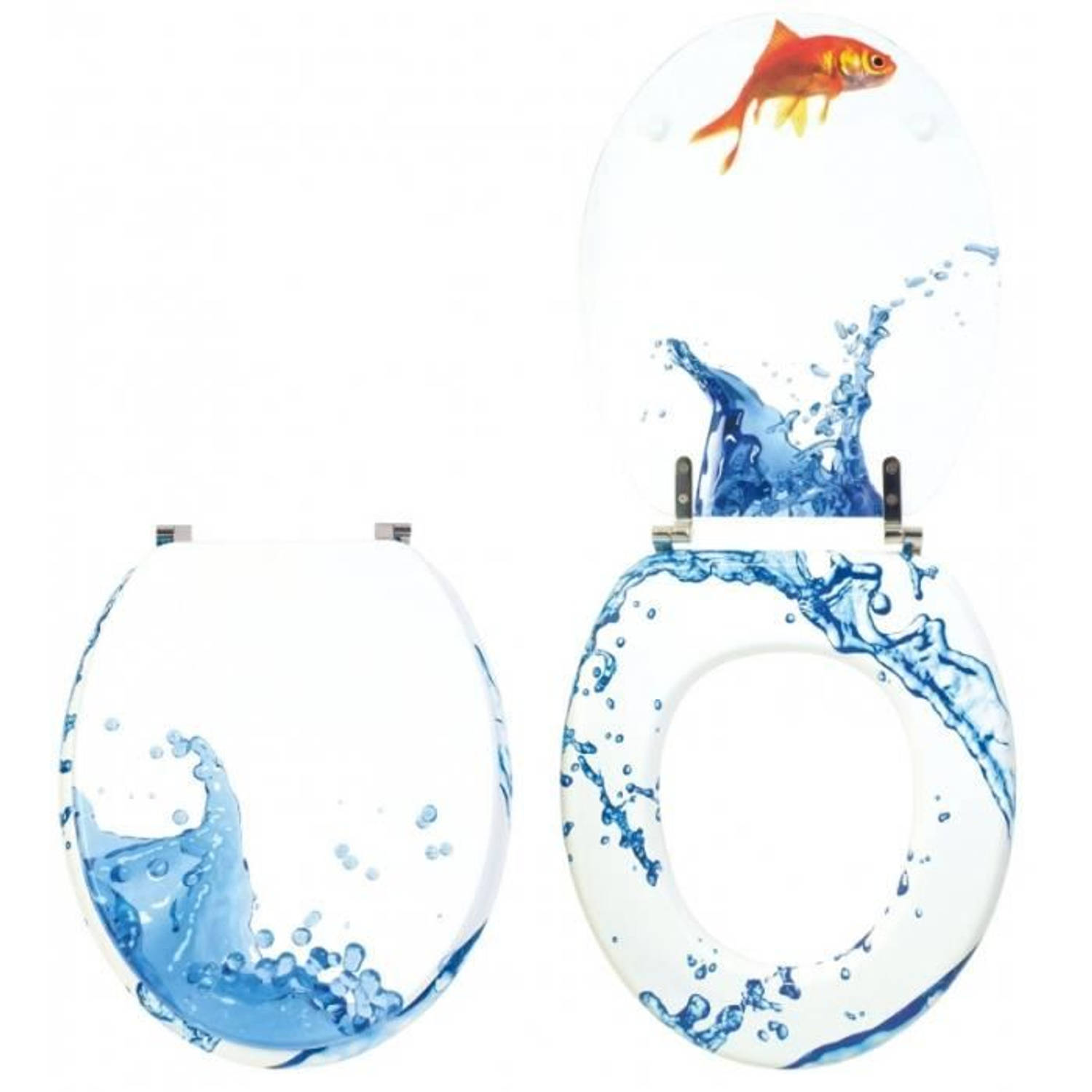 Stiptheid Kanon voorwoord Wc-bril decoratieve decoratie vis | Blokker