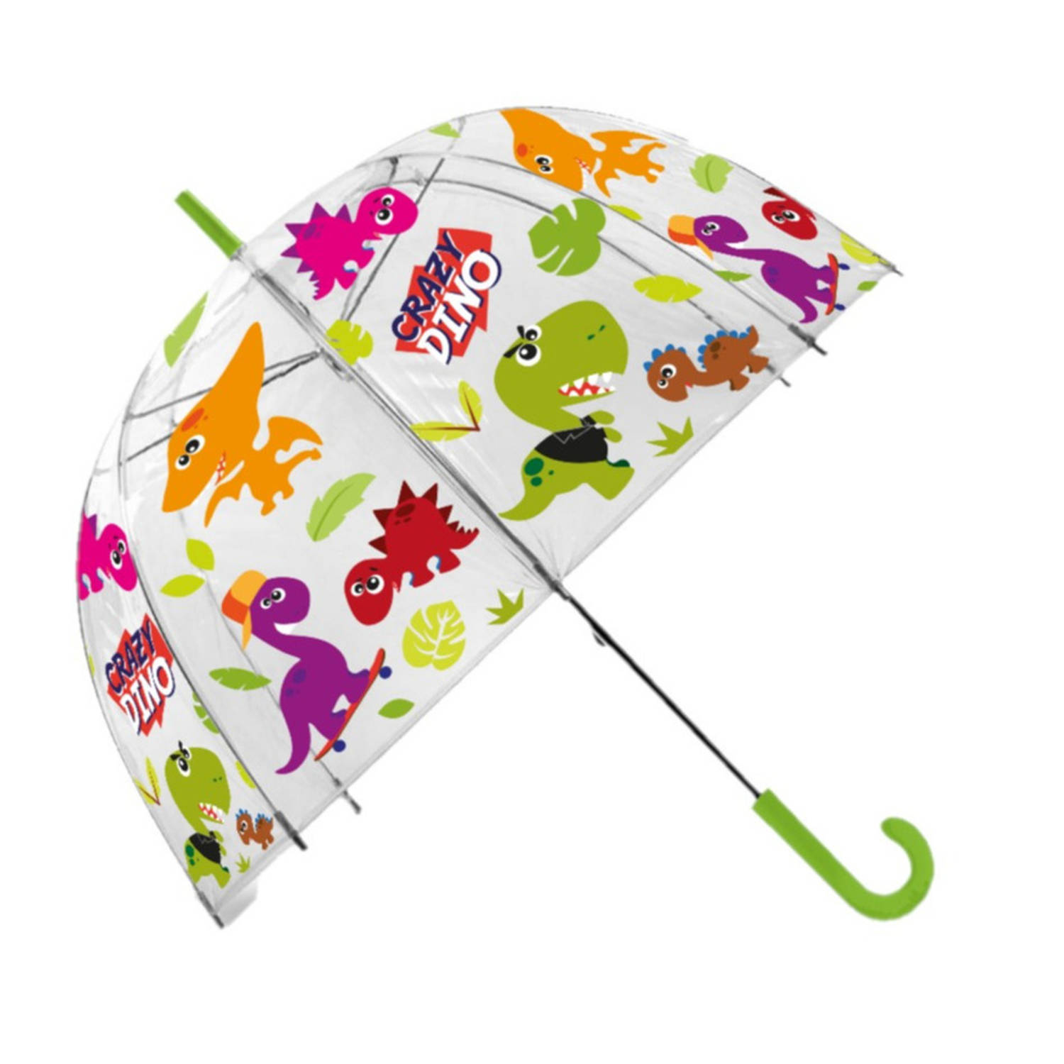 Kids Licensing paraplu Crazy Dino 48 cm polyester