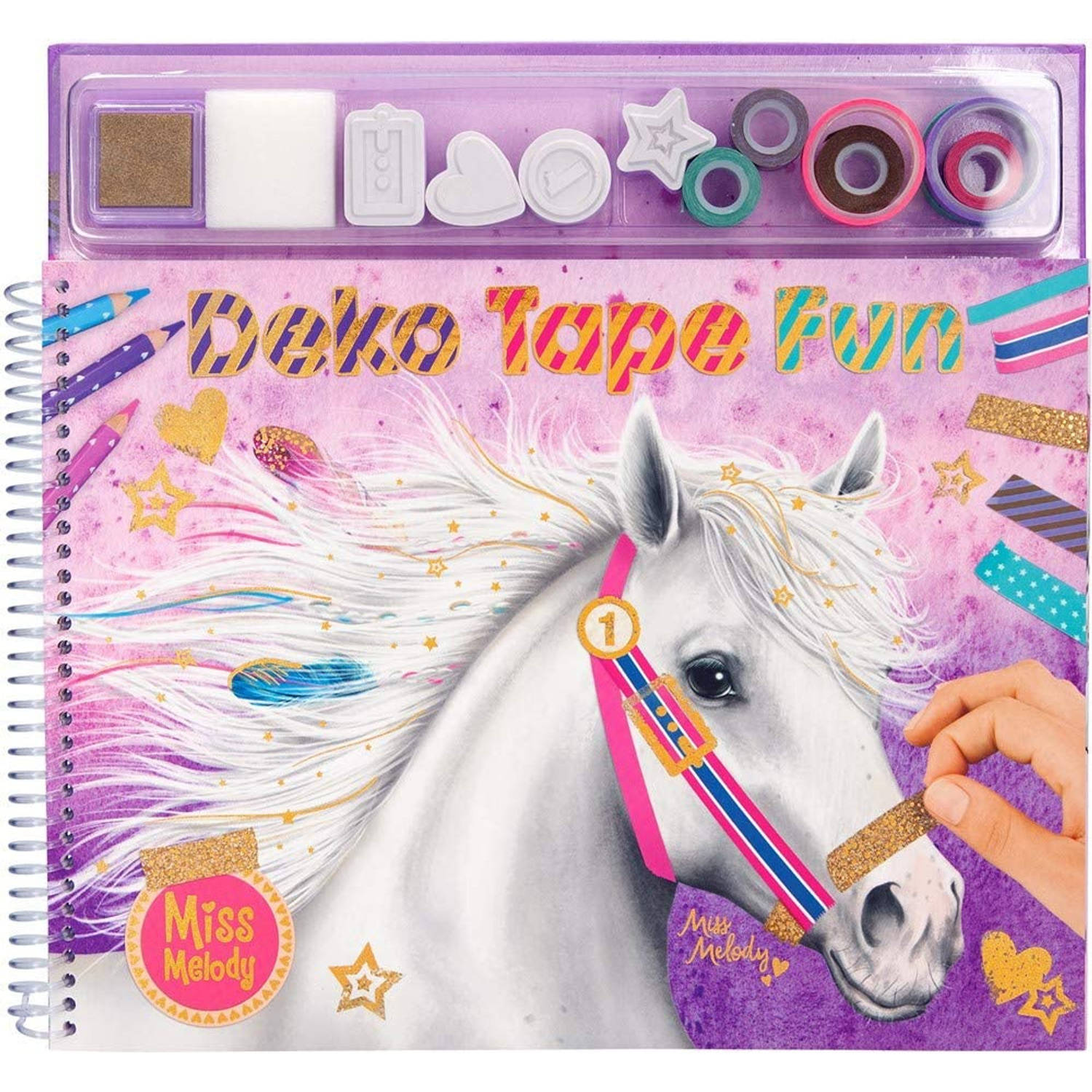 Miss Melody - Deko Fun Tape Colouring Book (0410470)